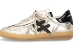 Another Trend Gold Leather Trainer|A0325843