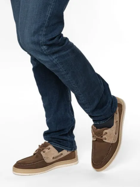 Ara Mocha Comfort Boat Shoe|112090114