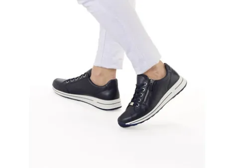 Ara Navy Wide Fit Trainer|122480102