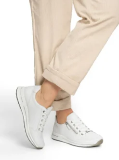 Ara White Wide Fit Trainer|125480144