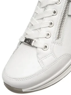 Ara White Wide Fit Trainer|125480144