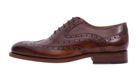Barker Liffey Brown Brogue Formal Shoe
