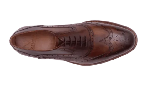 Barker Liffey Brown Brogue Formal Shoe
