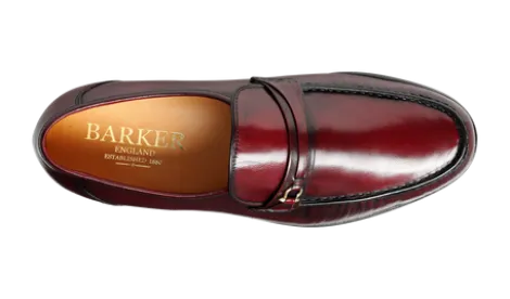 Barker Wade Burgundy Moccasin