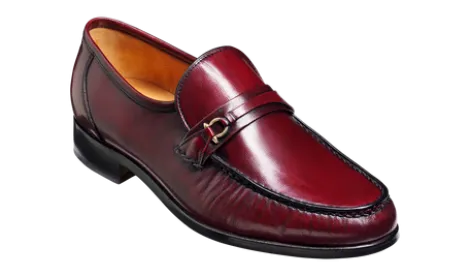 Barker Wade Burgundy Moccasin