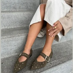 Copenhagen Army Green Mary Jane|CS8429ARMY