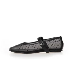 Copenhagen Black Net Mary Jane|CS8601BLK