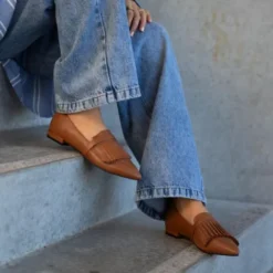 Copenhagen Tabacco Fringe Loafer|CS8585TAB
