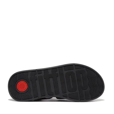 Fitflop Black Leather Fisherman Sandal|HV1001