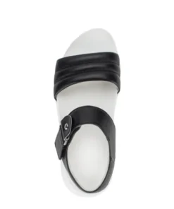 Gabor Black Platform Strap Sandal|8461027