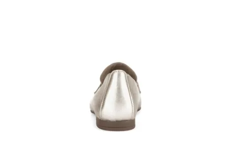 Gabor Gold Flat Loafer|8521362