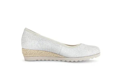Gabor Lizard Effect Wedge Pump|8264180