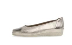 Gabor Metallic Bronze Mini Wedge Pump|8604262