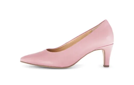 Gabor Pink Leather Pump|8139020