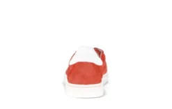 Gabor Red Chili Suede Wide Fit Trainer|8654538
