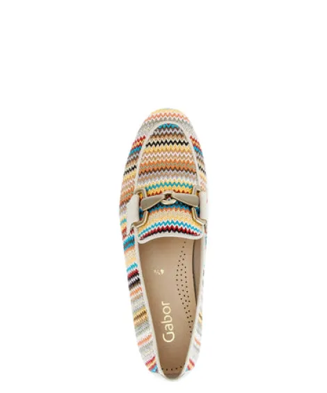 Gabor Stripe Multicolour Trendy Loafer|8521441