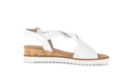 Gabor White Wedge Sandal|8275150