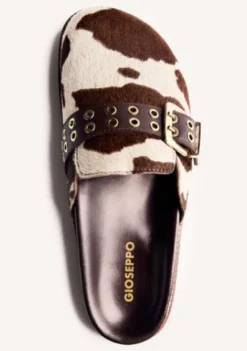 Gioseppo Cow Hide Mule|76107COW