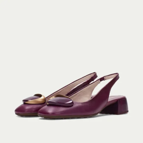 Hispanitas Cherry Leather Sling Back|HV264744C