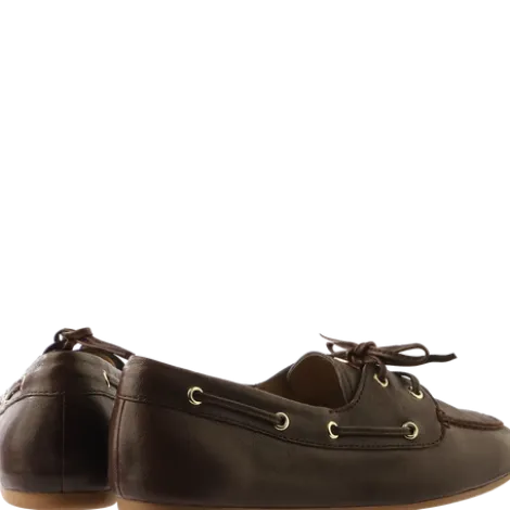 Hogl Brown Modern Boat Shoe|1005468100