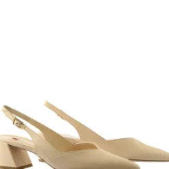 Hogl Sand Leather Sling Back|1046101300