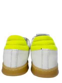 Meline White Pink and Neon Trainer |525110100