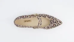 Paul Green Leather Leo Print Mary Jane|1022200
