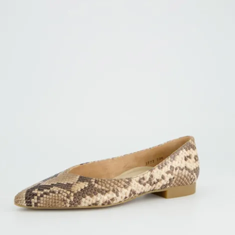 Paul Green Leather Snake Print Pump |3772209