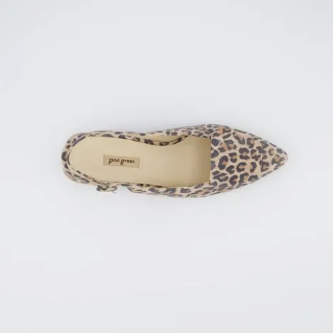 Paul Green Leo Print Sling Back|6090070