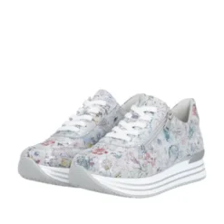 Remonte Floral Mini Wedge Trainer|D132690