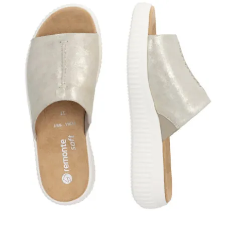 Remonte Light Gold Comfort Mule|D3L5390