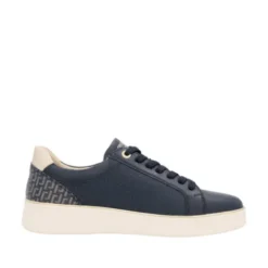 Remonte Navy Mini Wedge Trainer|D2E0014N