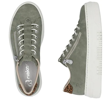 Rieker Green Platform Trainer|M195252GRN