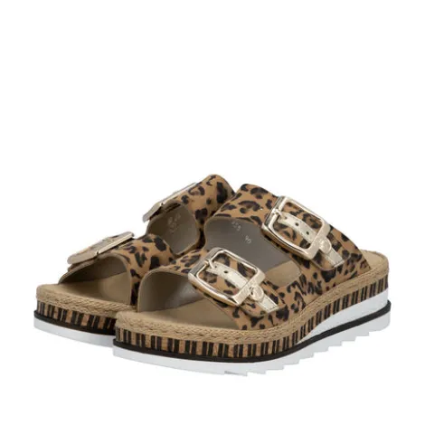 Rieker Leo Print Wedge Sandal|V795590M