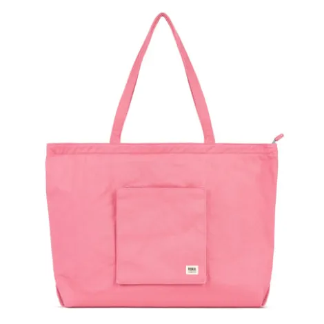 Roka portobello N large Tote crimson.
