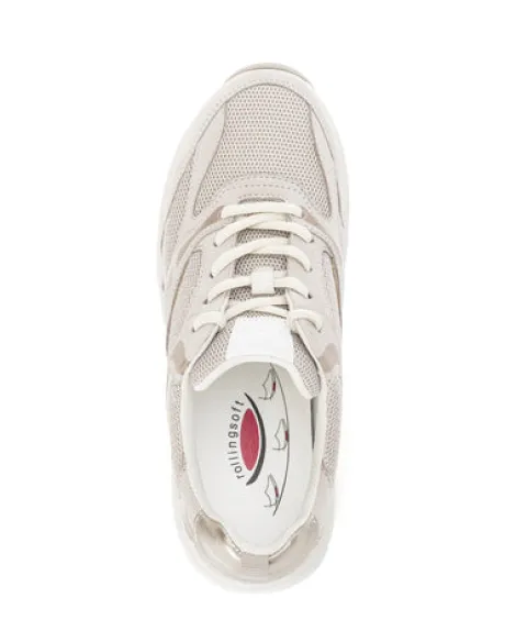 Rolling Soft Beige Wedge Trainer| 8693631