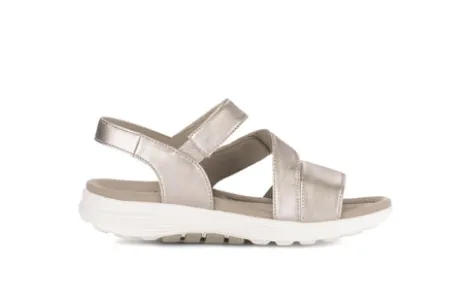 Rolling Soft Gold Mini Wedge Sandal|8681380