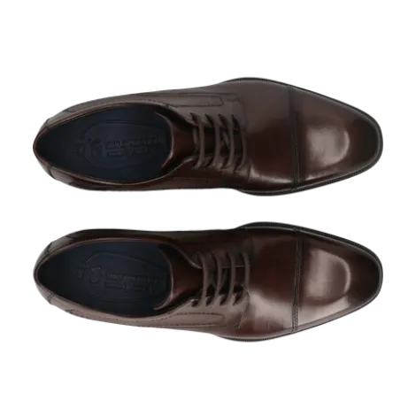 Salamander Brown Lace-Up Business Shoe |E11AUU026