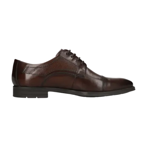 Salamander Brown Lace-Up Business Shoe |E11AUU026