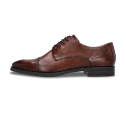 Salamander Cognac Leather Lace-Up Business Shoe|E11AUU0263
