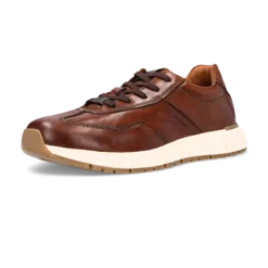 Salamander Cognac Leather Trainer|E31ASA0563