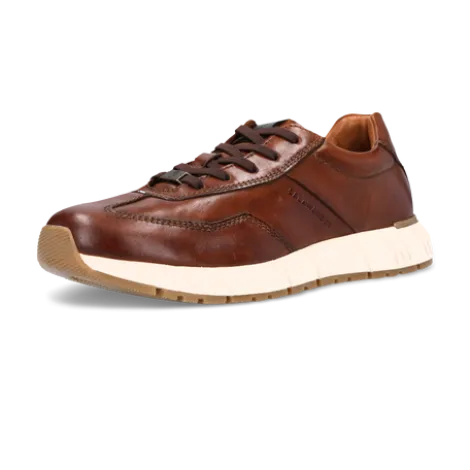 Salamander Cognac Leather Trainer|E31ASA0563