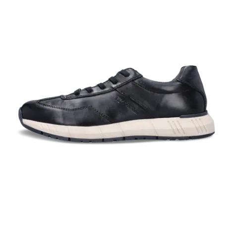 Salamander Navy Leather Trainer|E31ASA0541-