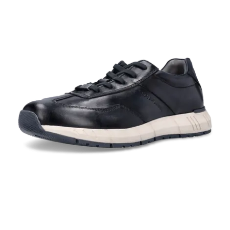 Salamander Navy Leather Trainer|E31ASA0541-
