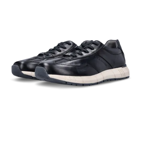 Salamander Navy Leather Trainer|E31ASA0541-