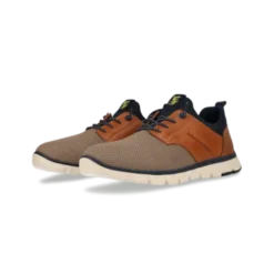 Salamander Taupe and Tan Trainer|E31ASB6052