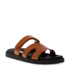 Steve Madden Cognac Strap Mule| 11003028CL